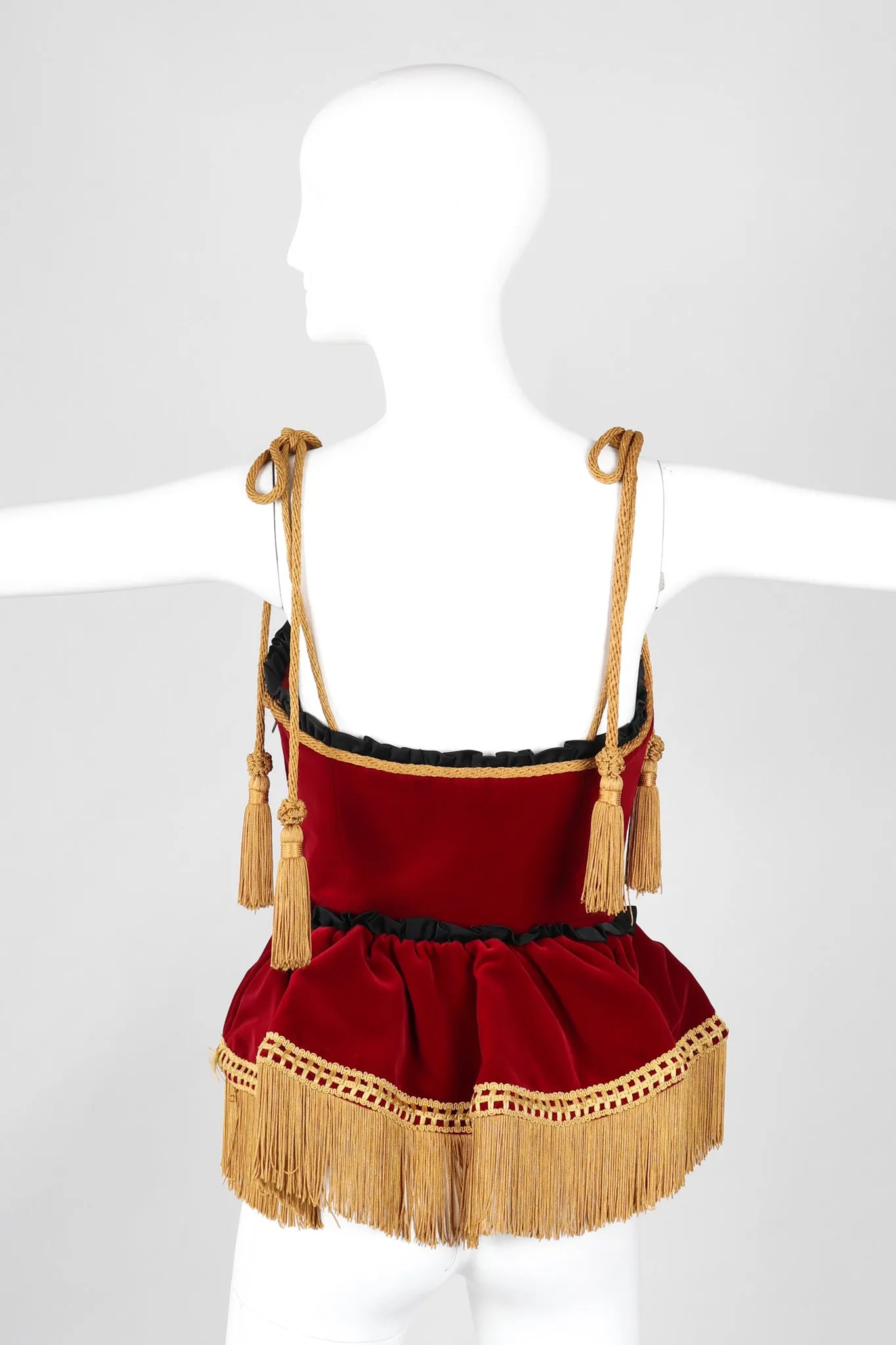 Moulin Rouge Velvet Bustier