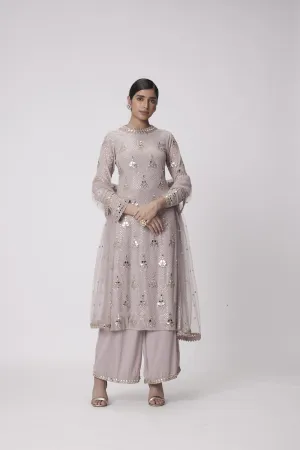 Mud  Mauve Straight Kurta Set