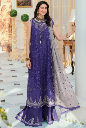 Noor Chiffon Laserkari 2023 by Saadia Asad | D-04