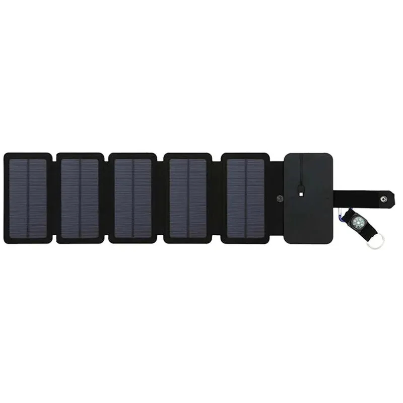 Outdoor Portable Solar Charging Panel Foldable 5V 1A USB Output Device Camping