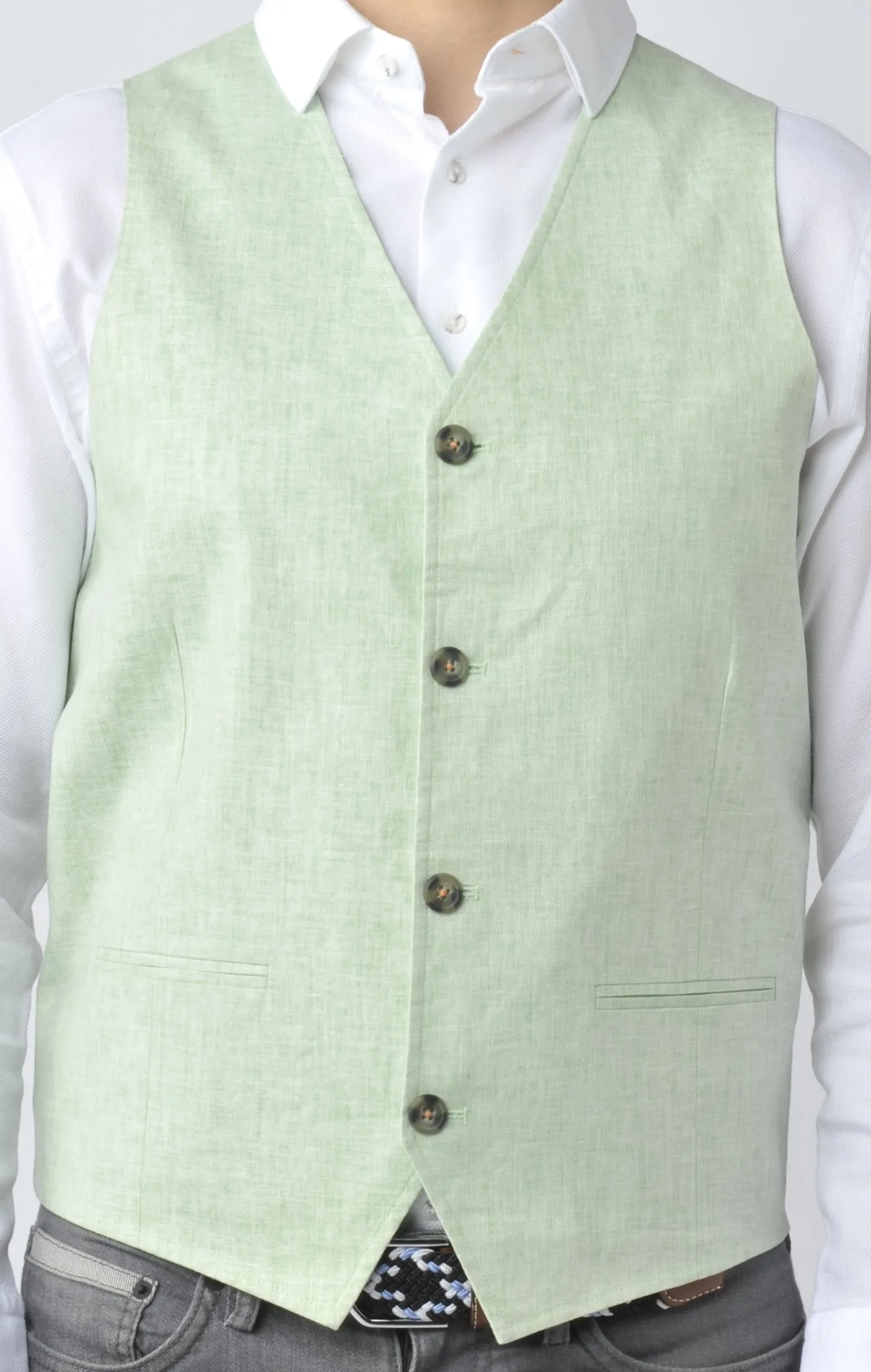 Pale Green Vest