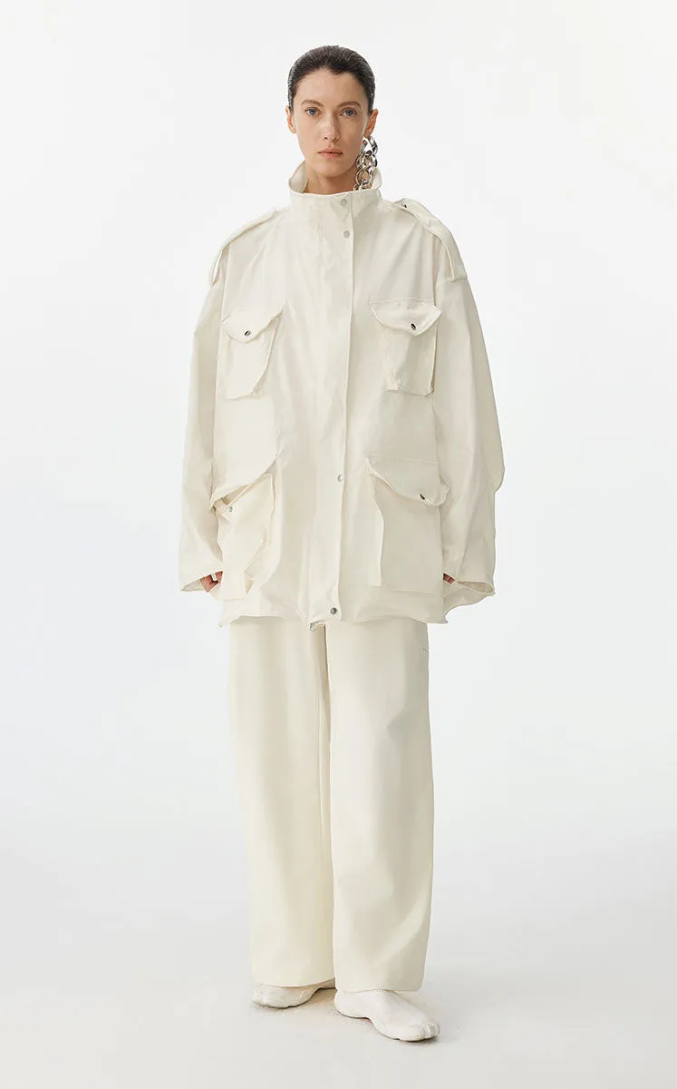 Pants / JNBY Wide-Leg Drawstring Sports Trousers