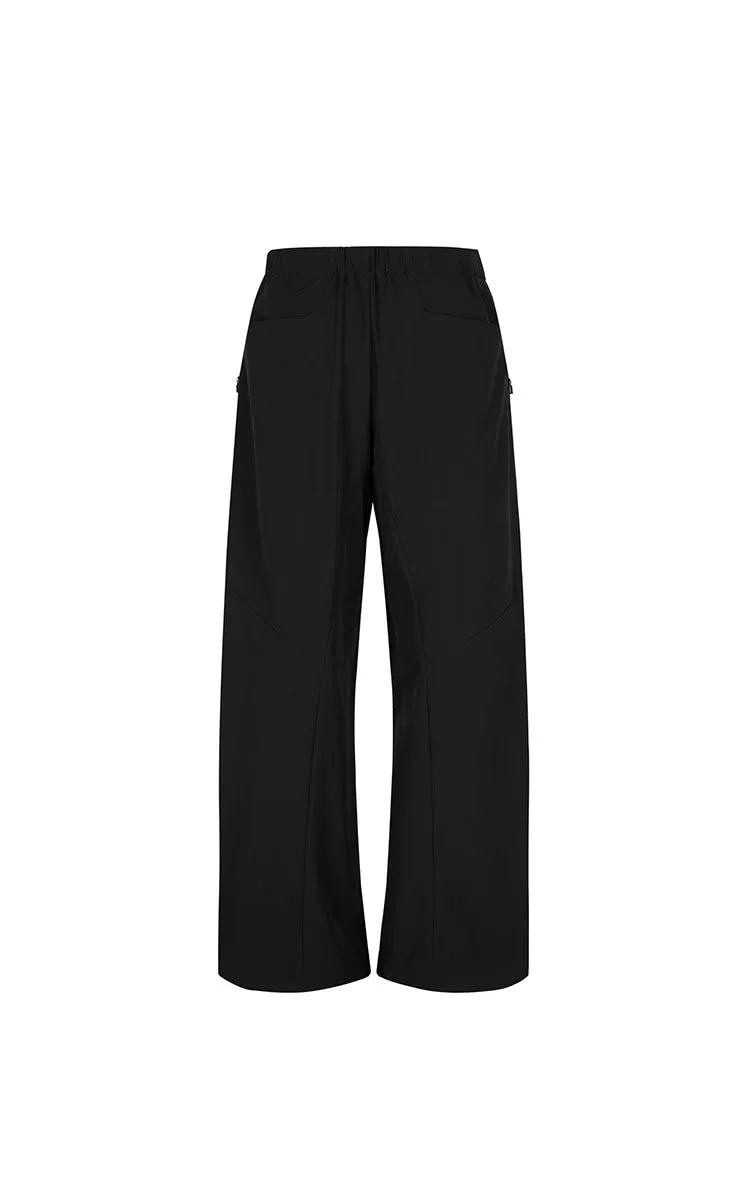 Pants / JNBY Wide-Leg Drawstring Sports Trousers