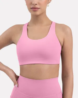 Performance High-Support Racerback Sheer Sports Bra