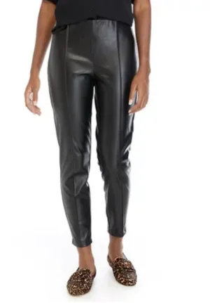 Petite Faux Leather Pants