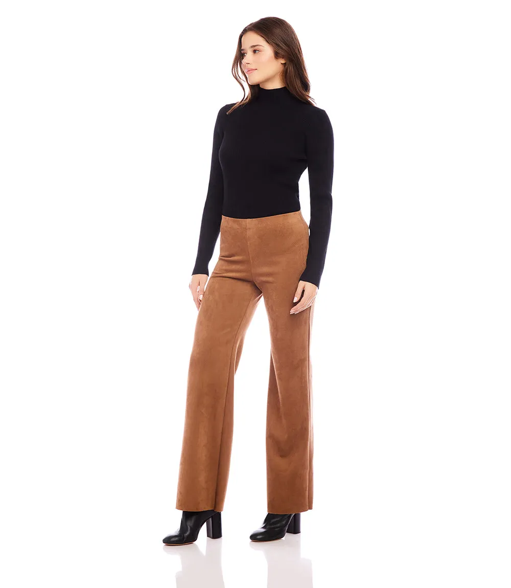 Petite Size Faux Suede Presley Pants