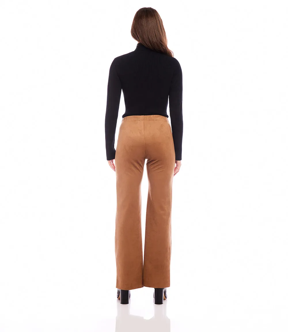 Petite Size Faux Suede Presley Pants