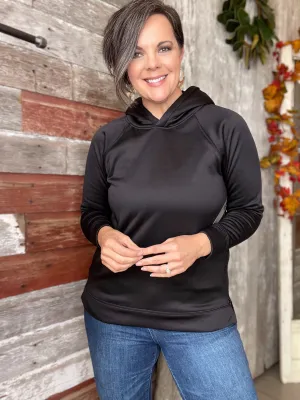 Pullover Hoodie with Side Zipper
