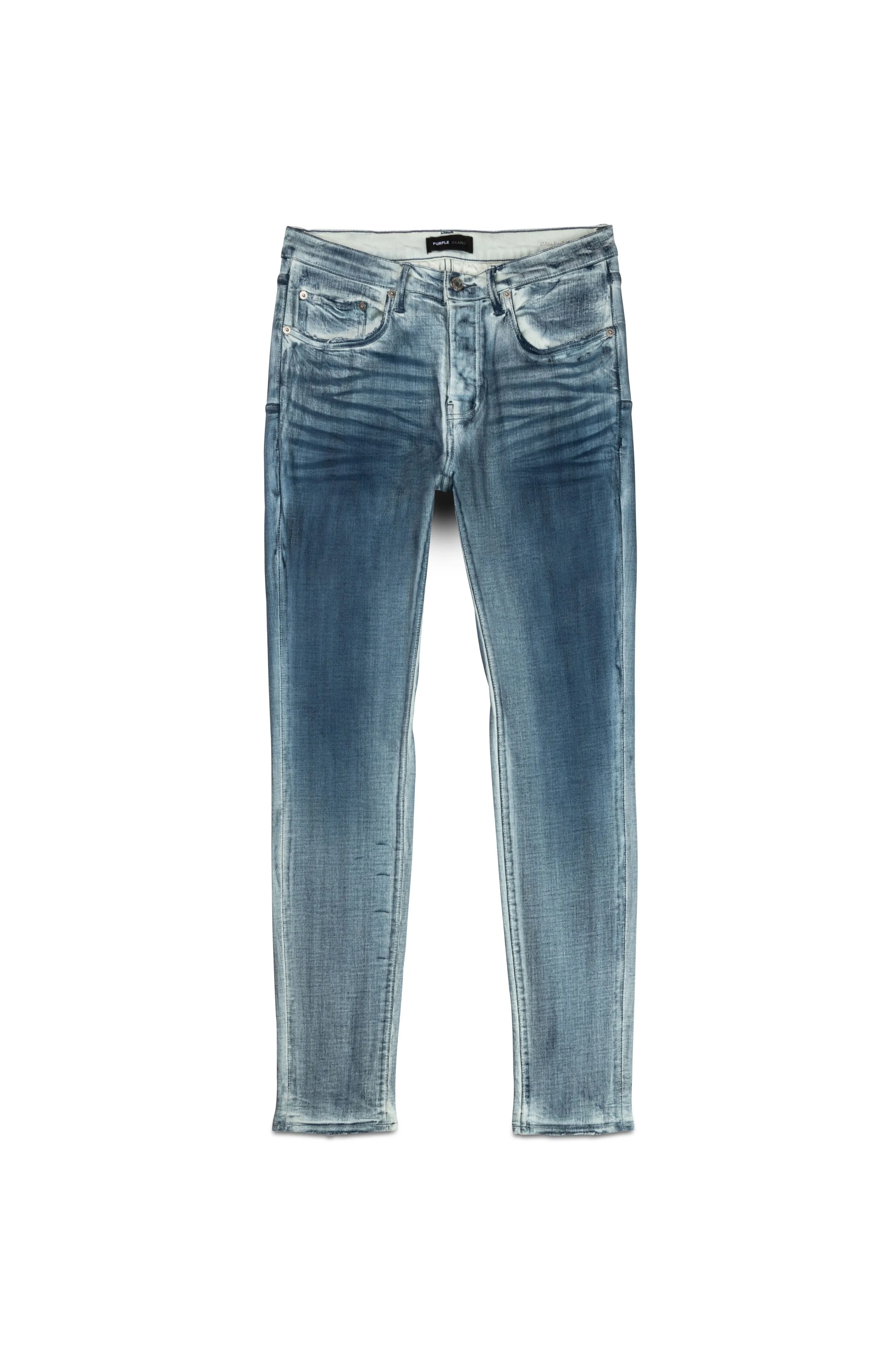 Purple Brand Stained Cobalt Jeans (LT INDIGO)