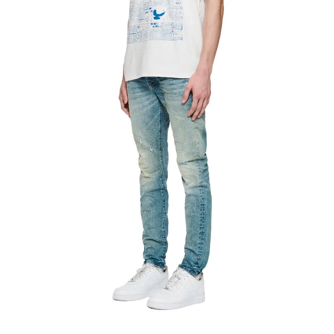 PURPLE BRAND VINTAGE BACK POCKET BLOWOUT JEANS LIGHT BLUE
