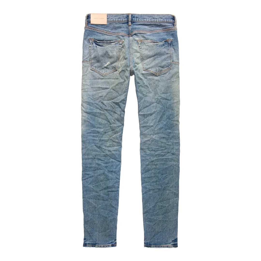 PURPLE BRAND VINTAGE BACK POCKET BLOWOUT JEANS LIGHT BLUE