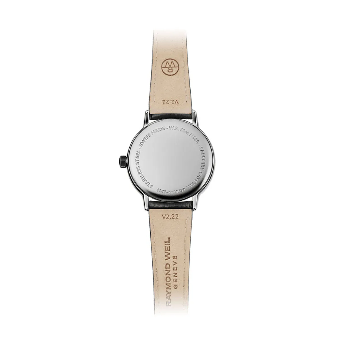 Raymond Weil Toccata Women's Black Leather Quartz Watch 29mm