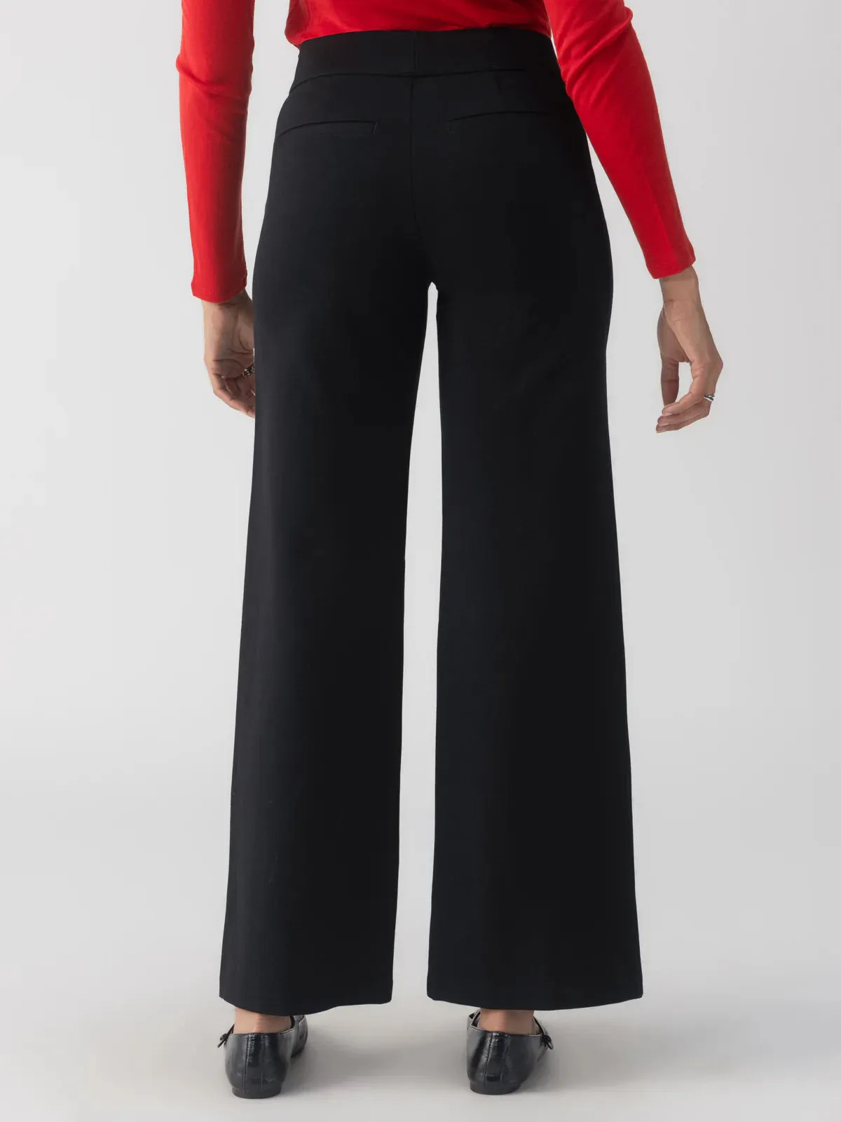 Runway Wide Leg Ponte Trouser