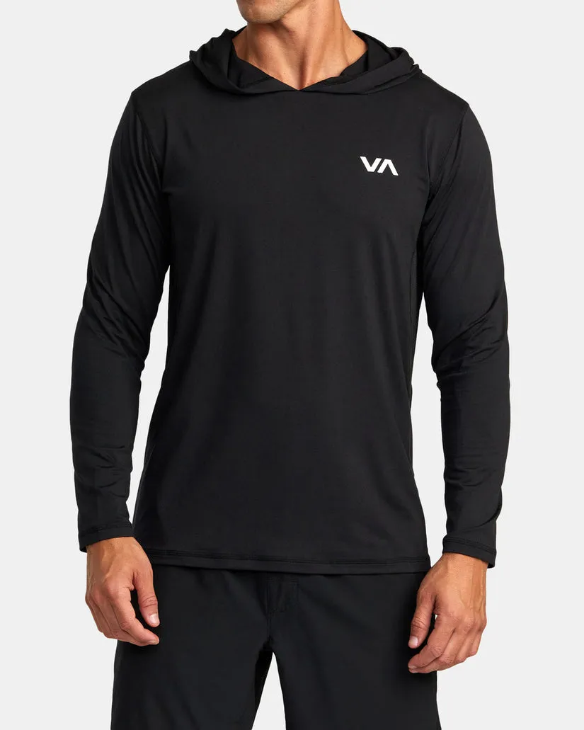 RVCA Mens Sports Vent Technical Hooded Top