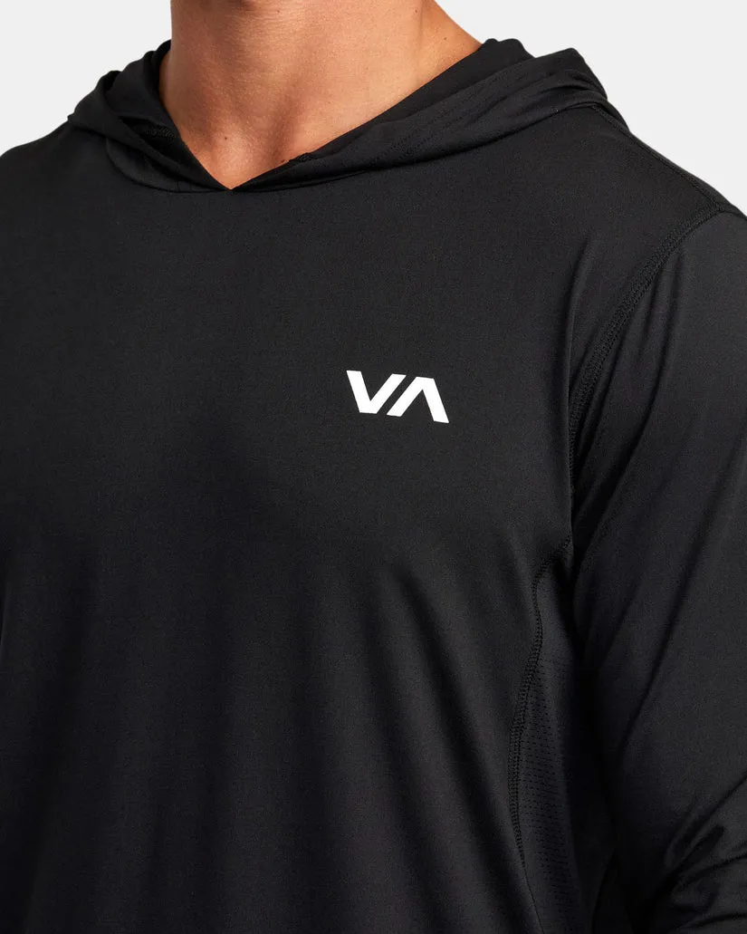 RVCA Mens Sports Vent Technical Hooded Top