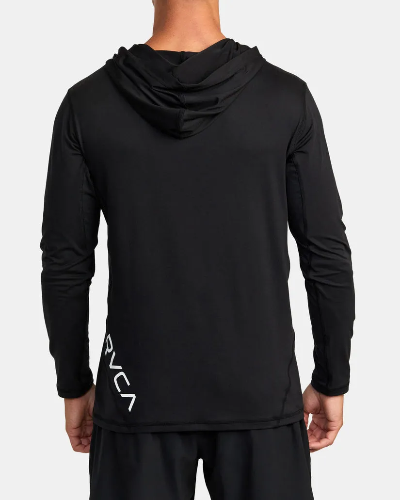 RVCA Mens Sports Vent Technical Hooded Top