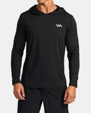 RVCA Mens Sports Vent Technical Hooded Top