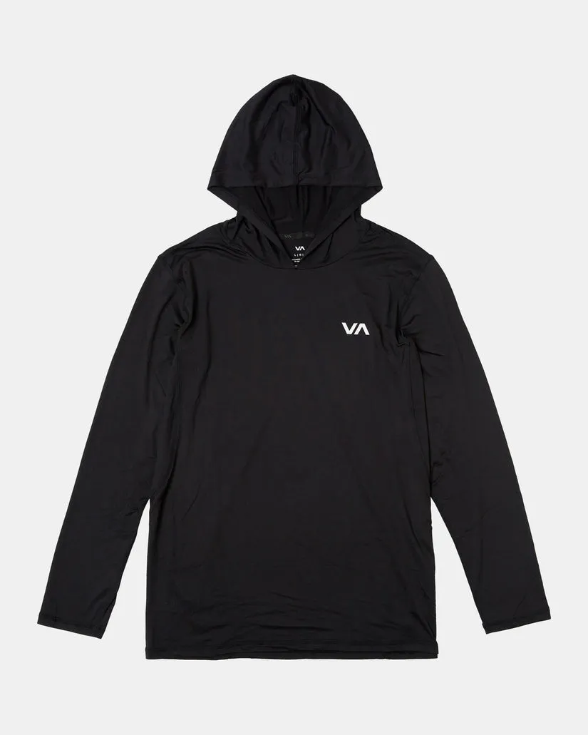 RVCA Mens Sports Vent Technical Hooded Top