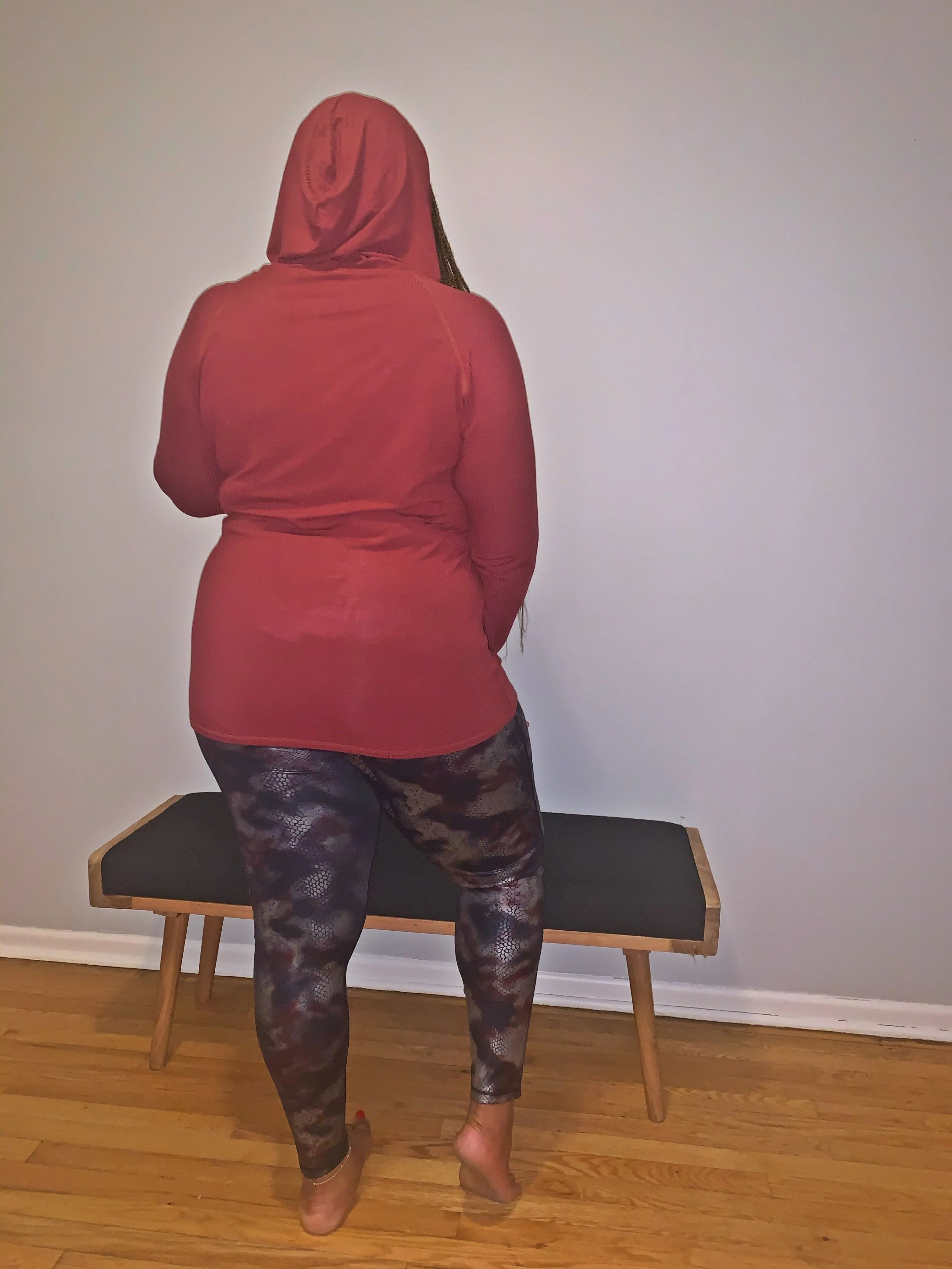 Sangria Ribbed Hoodie