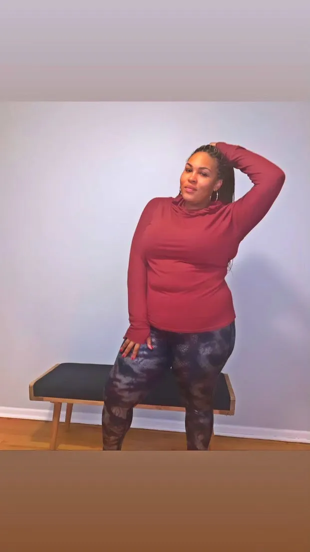 Sangria Ribbed Hoodie