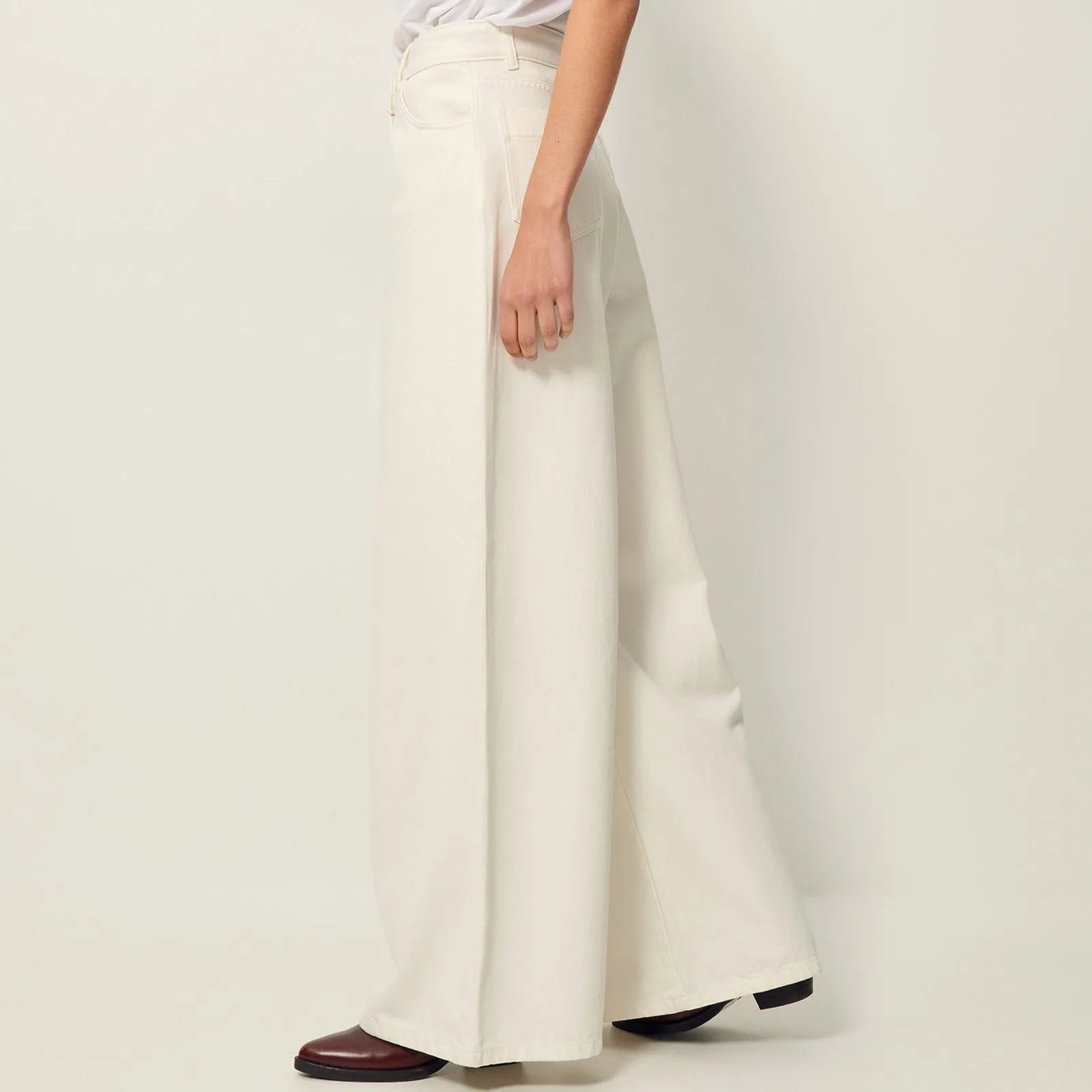 Sessun Dalt 5 Pocket Jean White