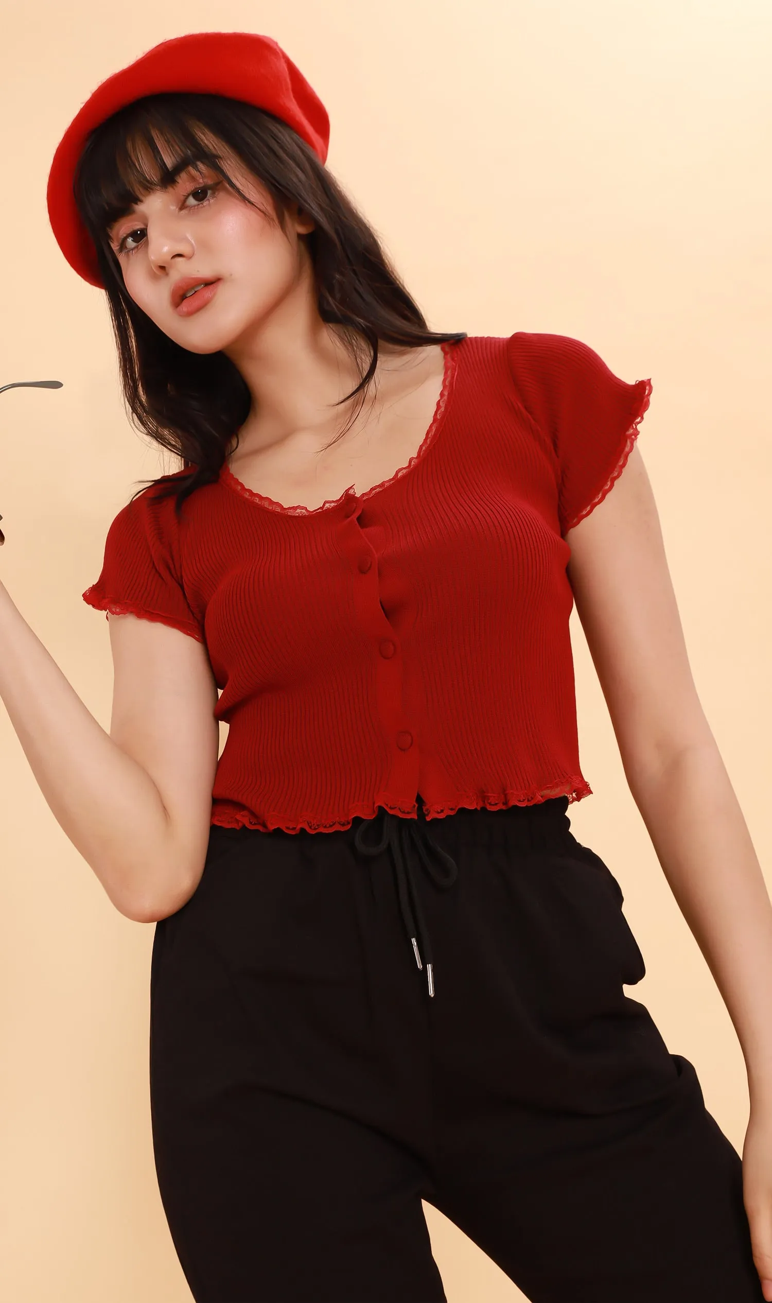 SHANNON Drawstring Pants (Black)