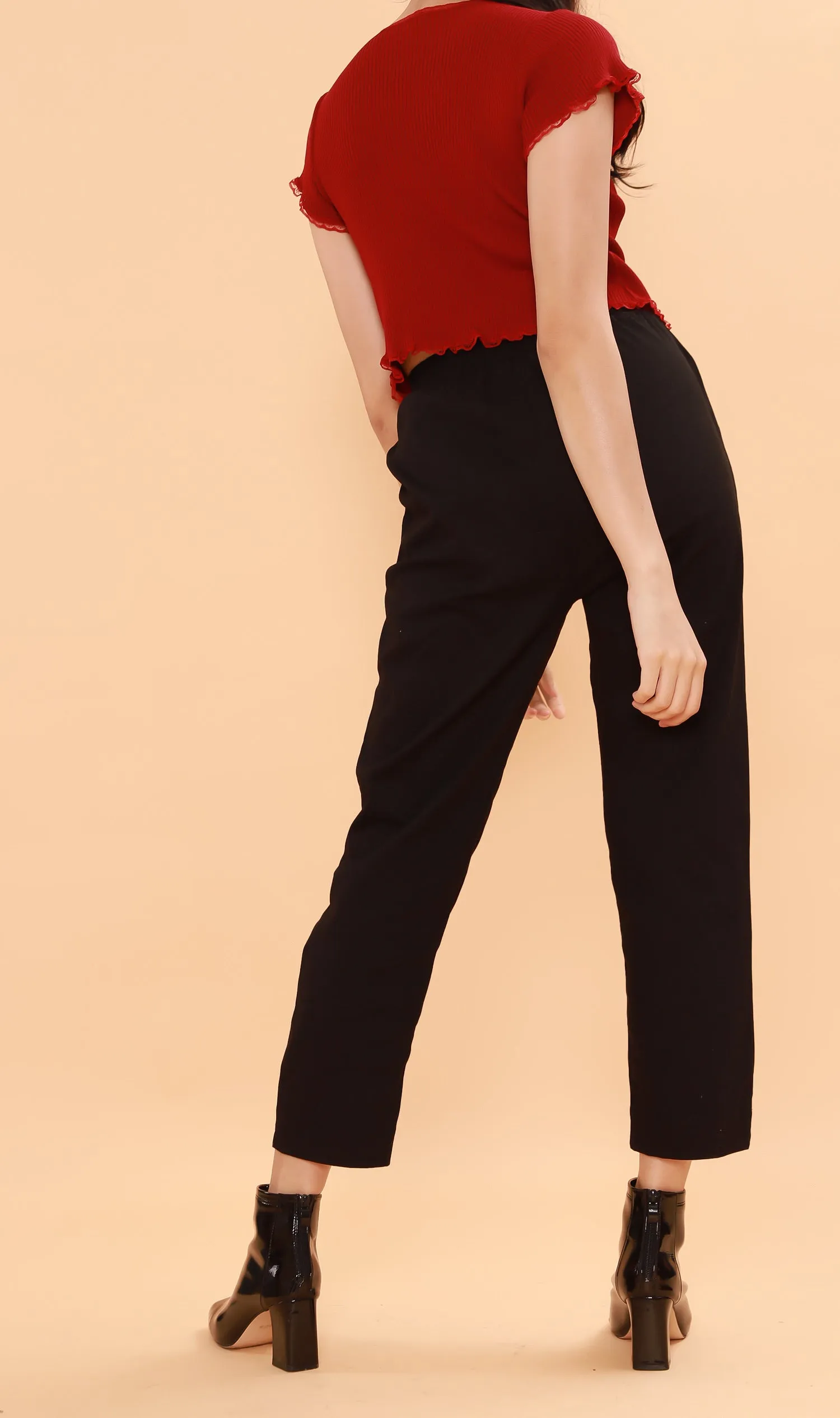 SHANNON Drawstring Pants (Black)