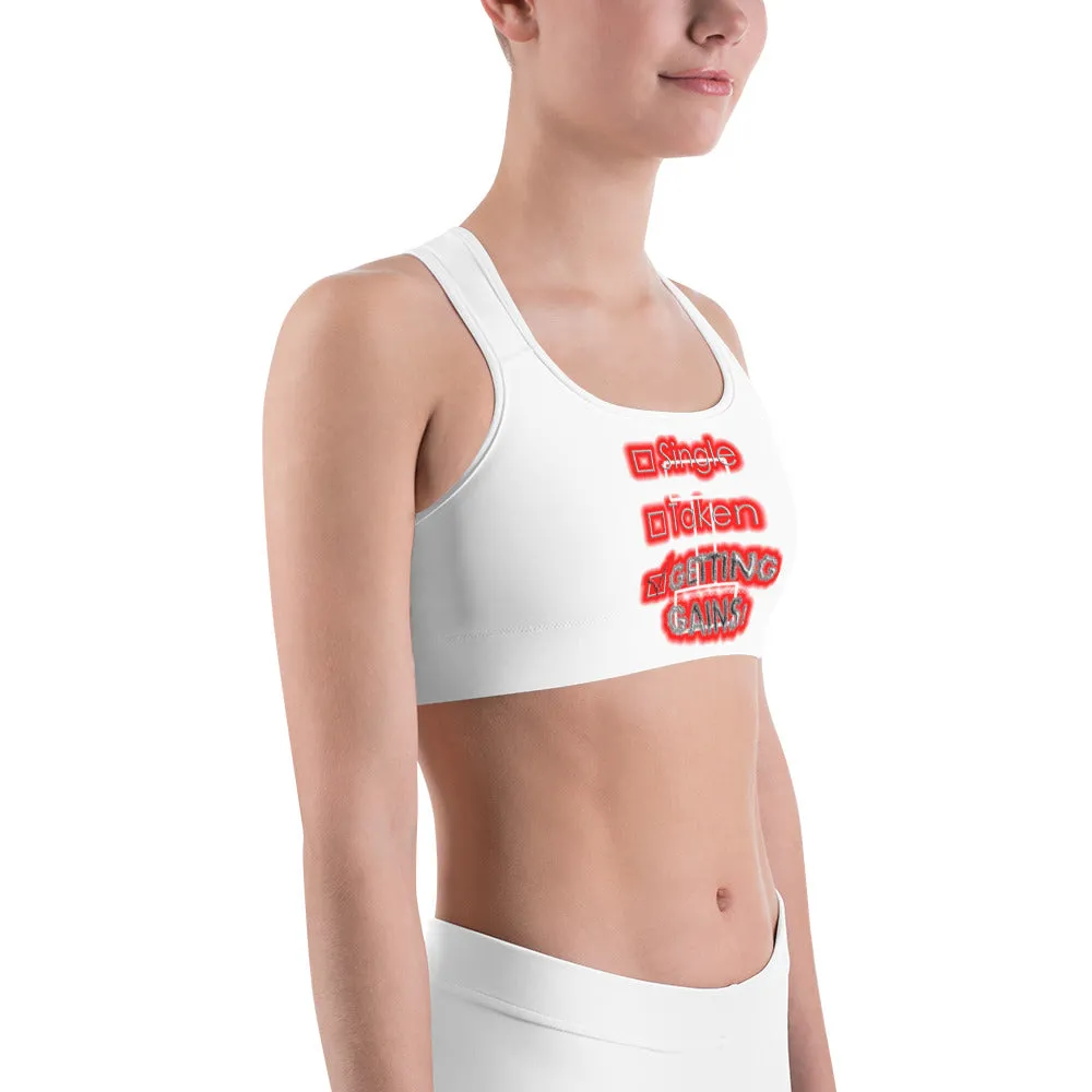 Single, Taken, Getting Gains | Sport's Bra