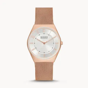 SKAGEN  GRENEN ULTRA SLIM ROSE GOLD STAINLESS STEEL MENS WATCH