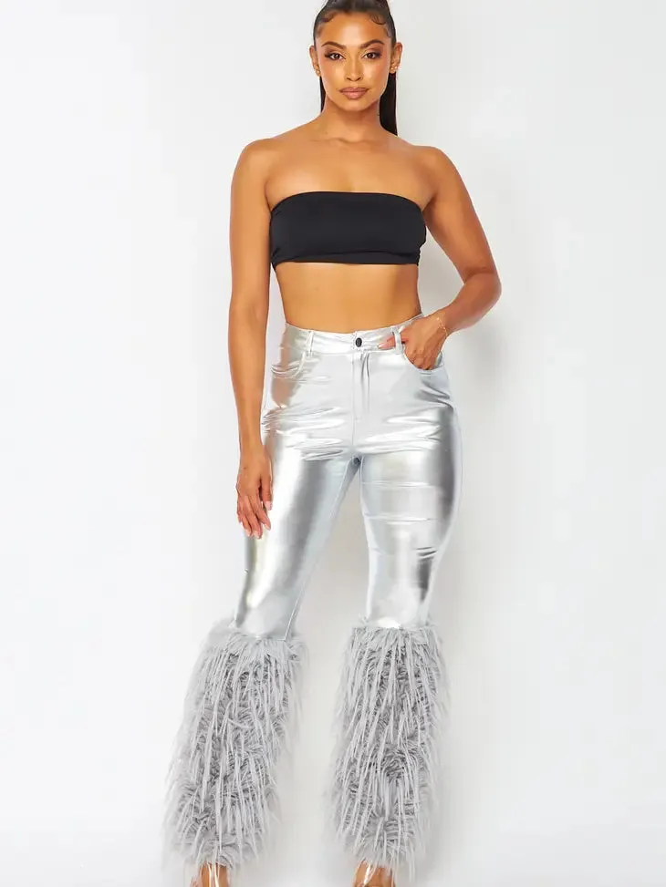So Icy Fur Pants