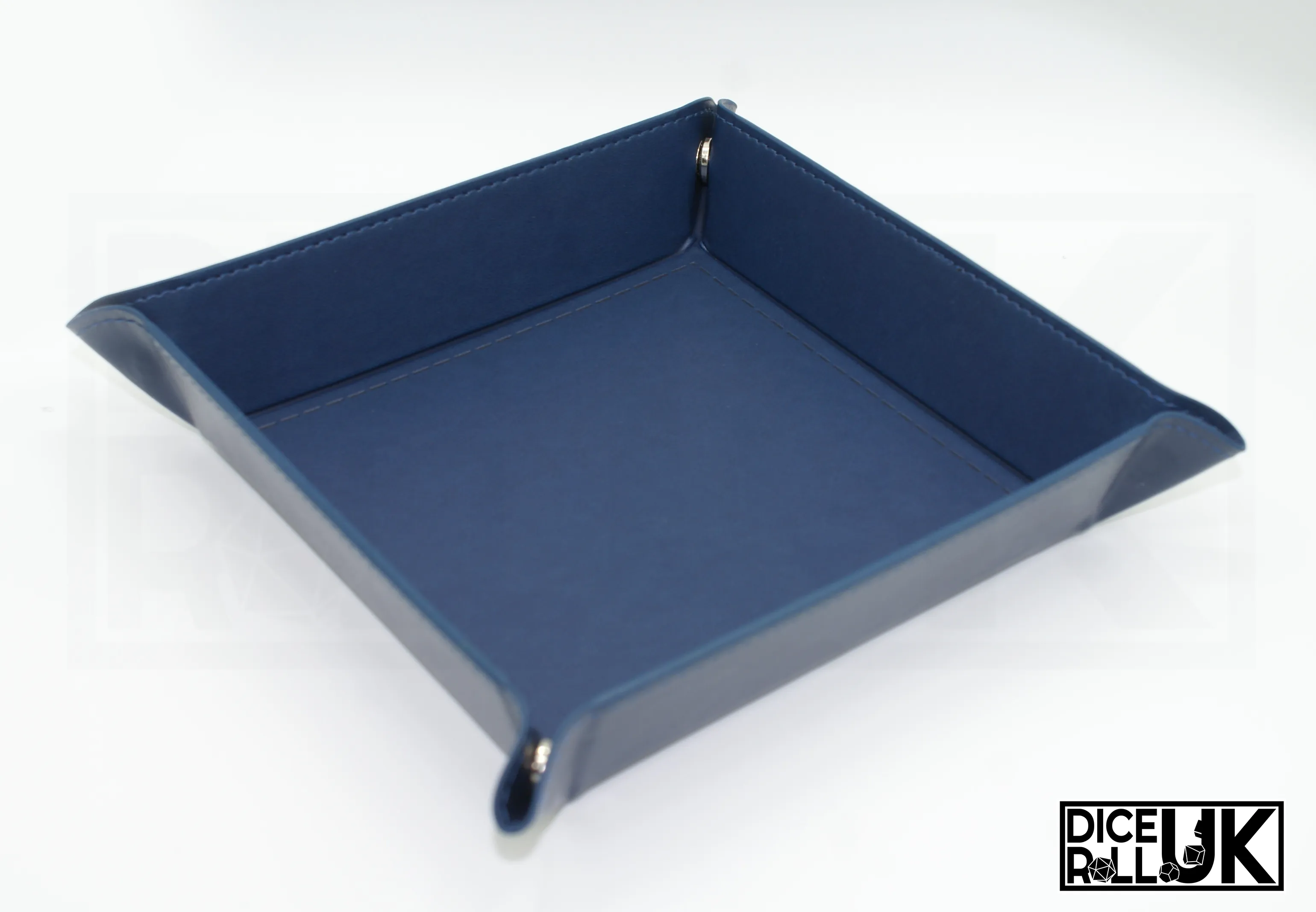 Square Clip-Up Dice Tray - Blue
