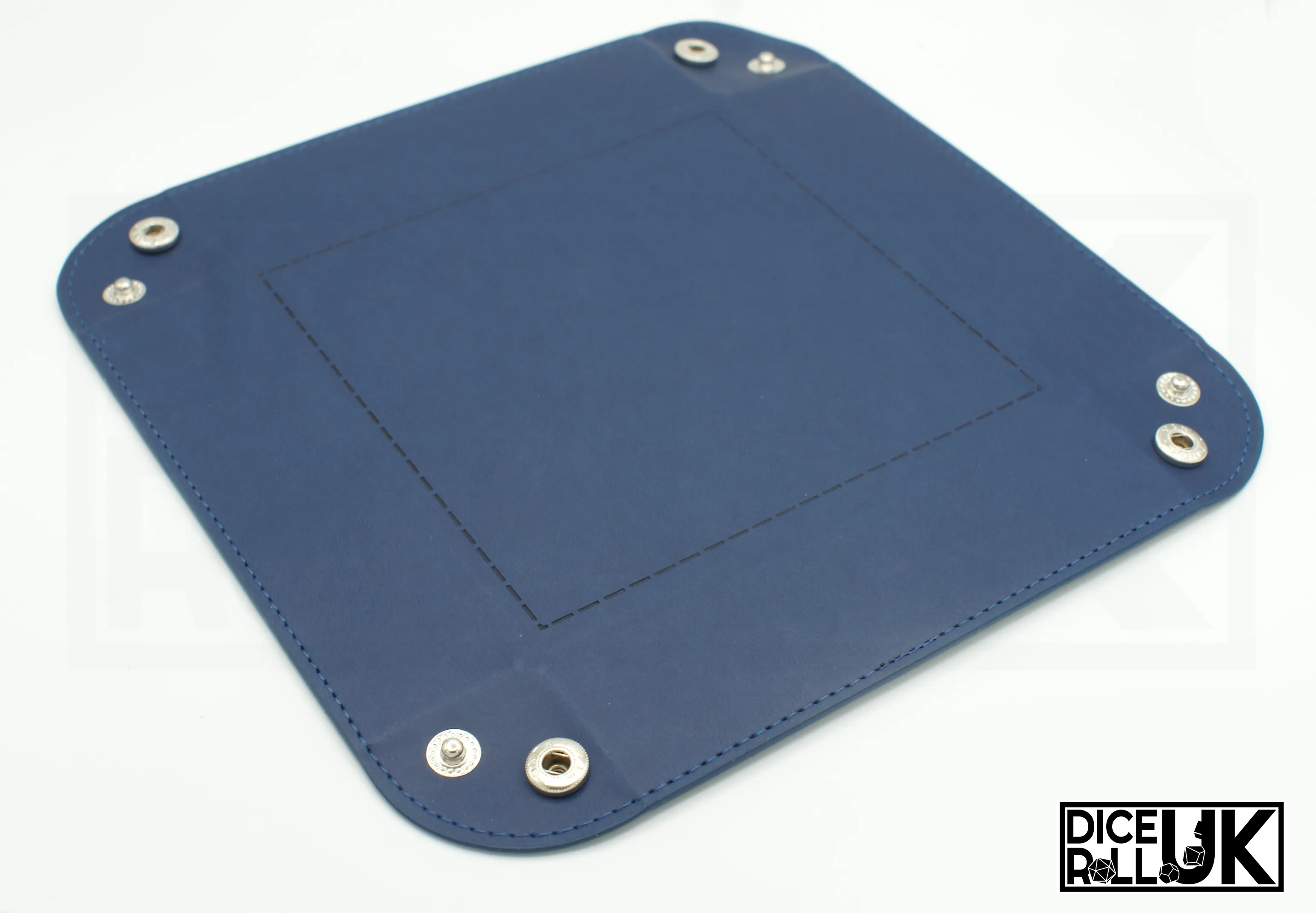 Square Clip-Up Dice Tray - Blue