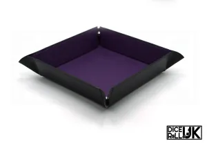 Square Clip-Up Dice Tray - Purple