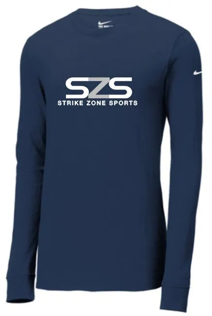 Strike Zone Sports Nike Dri fit cotton/poly Long Sleeve Tee