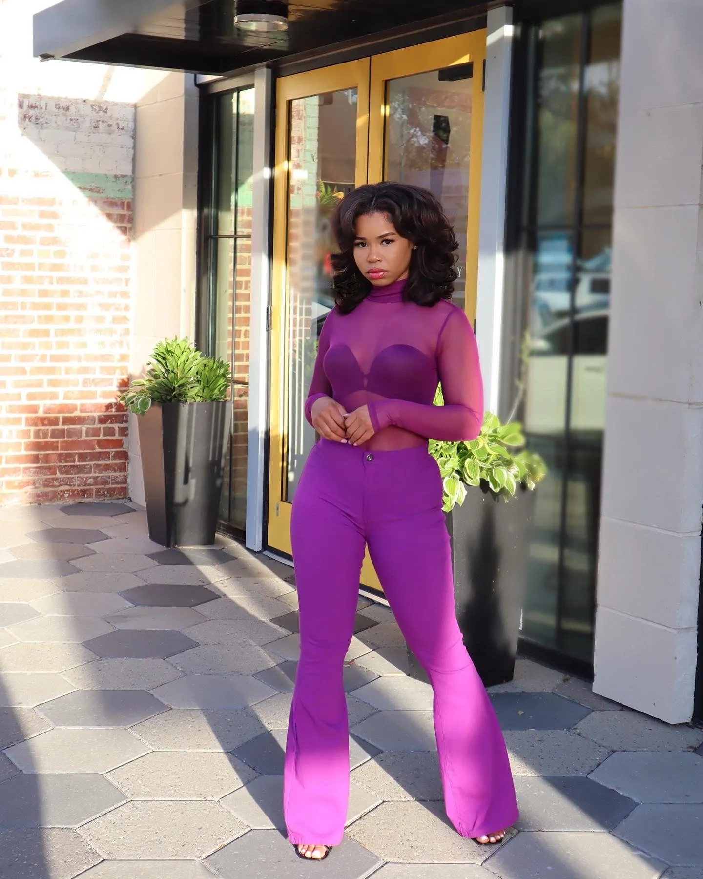 Super-Stretchy Flares (PURPLE)