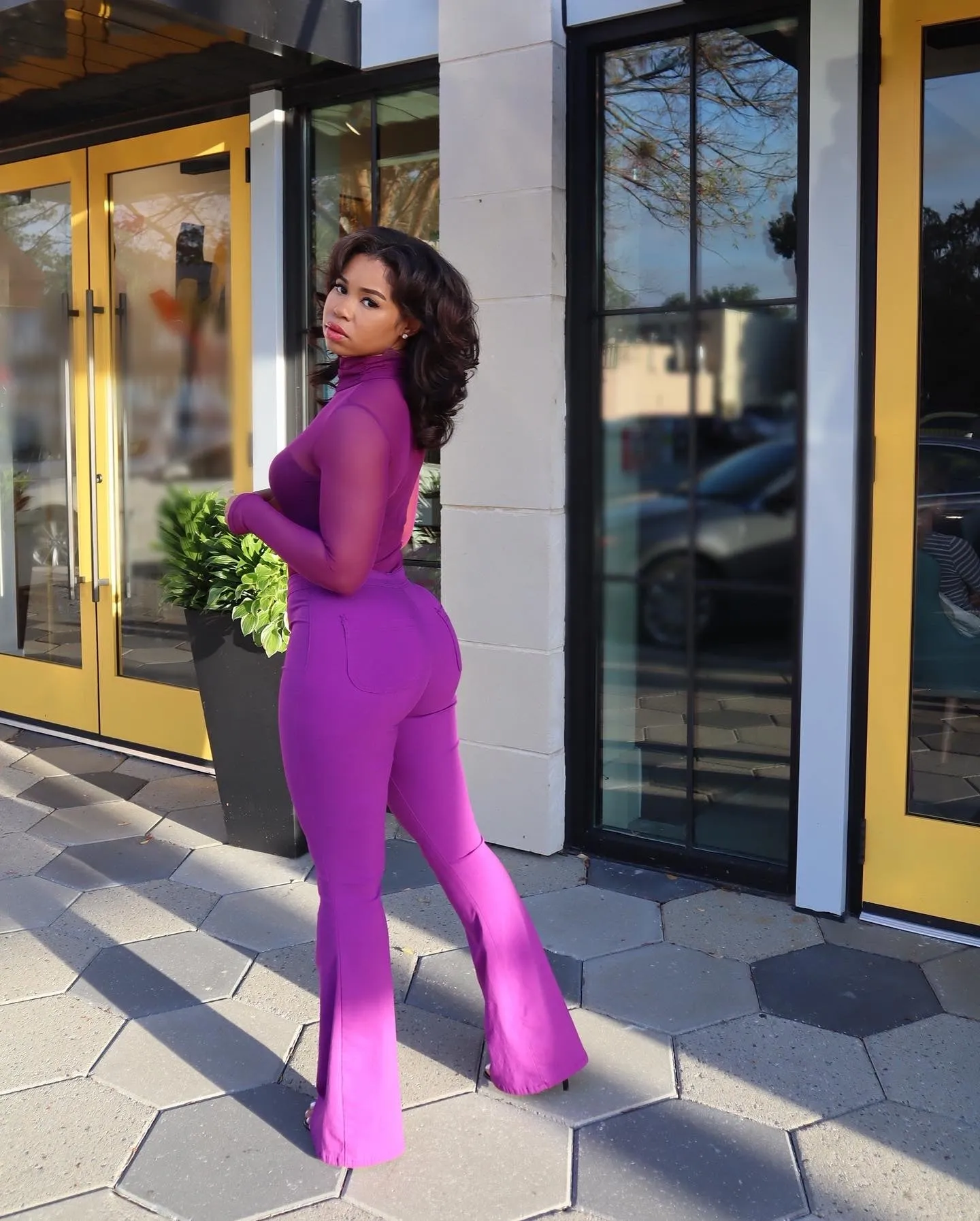 Super-Stretchy Flares (PURPLE)