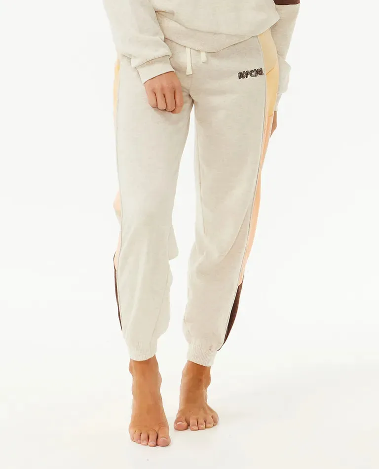 Surf Revival Track Pant - Oatmeal Marle