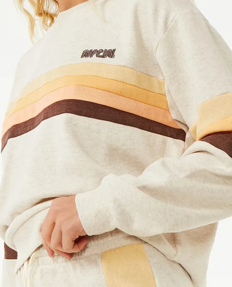 Surf Revival Track Pant - Oatmeal Marle