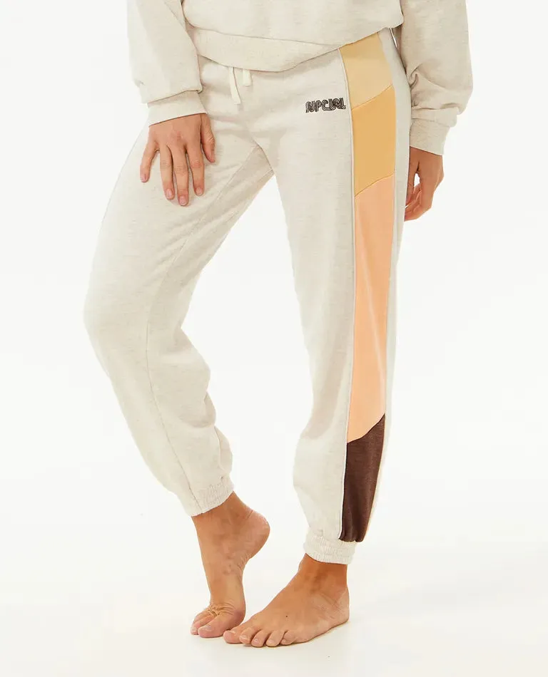 Surf Revival Track Pant - Oatmeal Marle