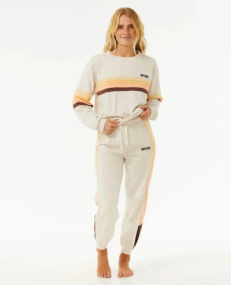 Surf Revival Track Pant - Oatmeal Marle
