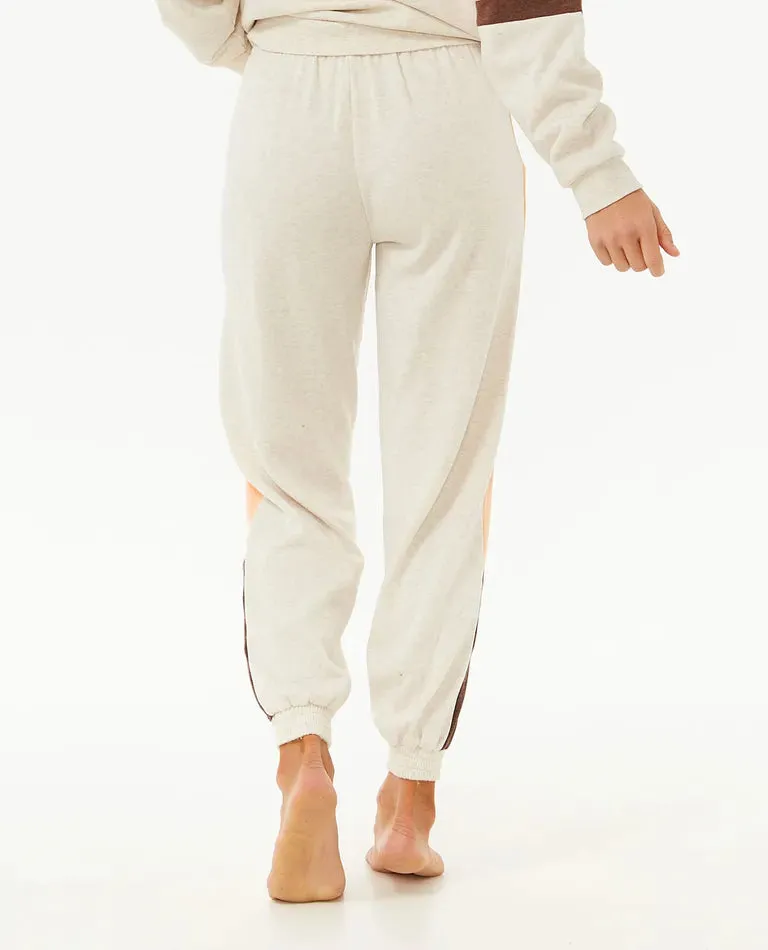 Surf Revival Track Pant - Oatmeal Marle