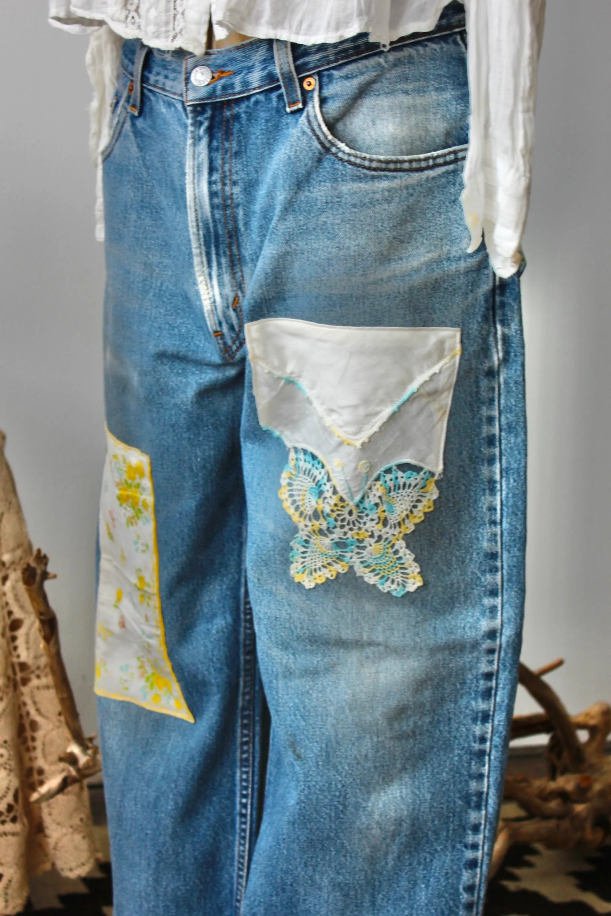 The Highlands Foundry Hankerchief Vintage Levi's THF81