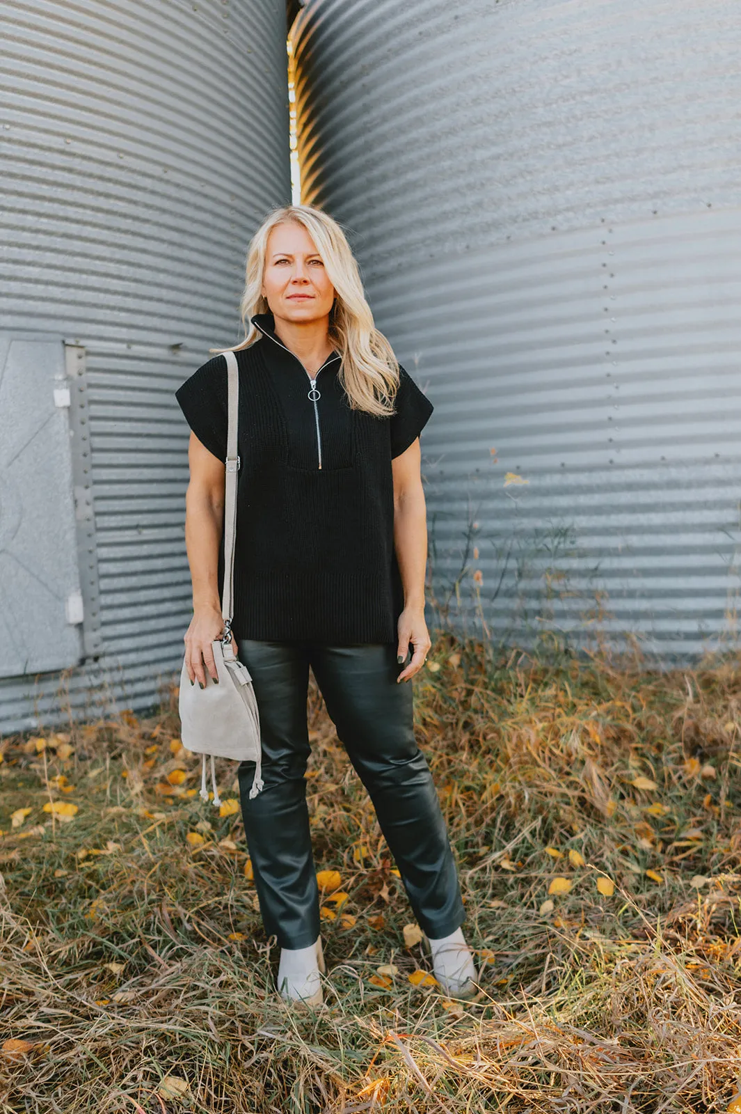The Josie Vegan Leather Pant - Hunter Green