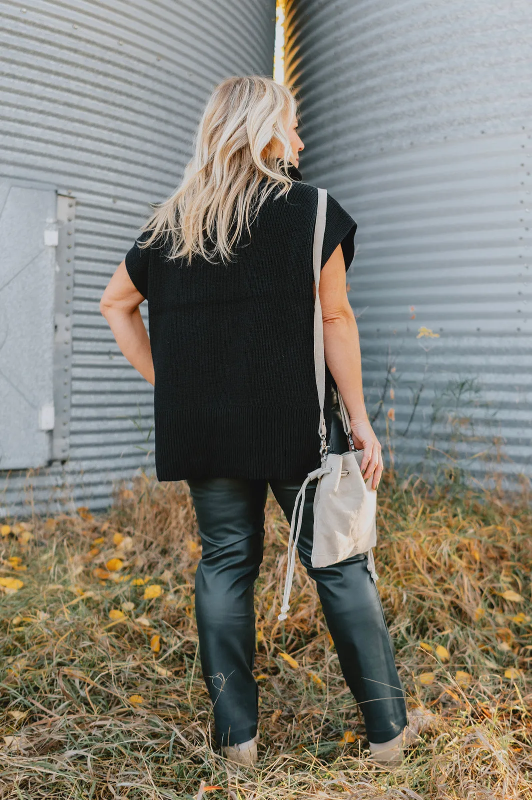 The Josie Vegan Leather Pant - Hunter Green