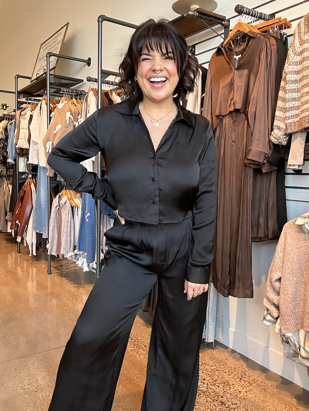 The Lisse Wide Leg Pant