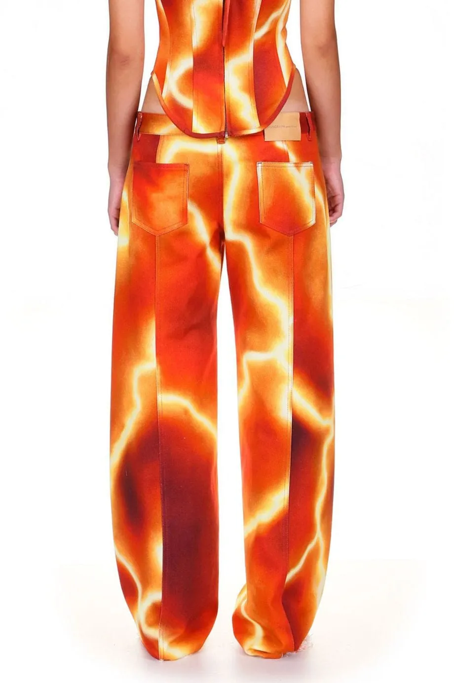 Thunderstorm Wide Leg Low Rise Jeans