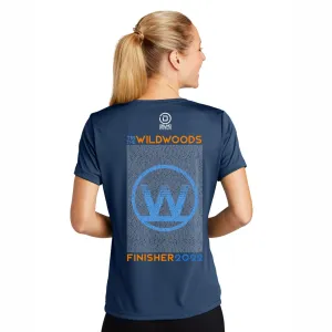 TRI the WILDWOODS Women's Tech Tee - Navy - Finisher 2022