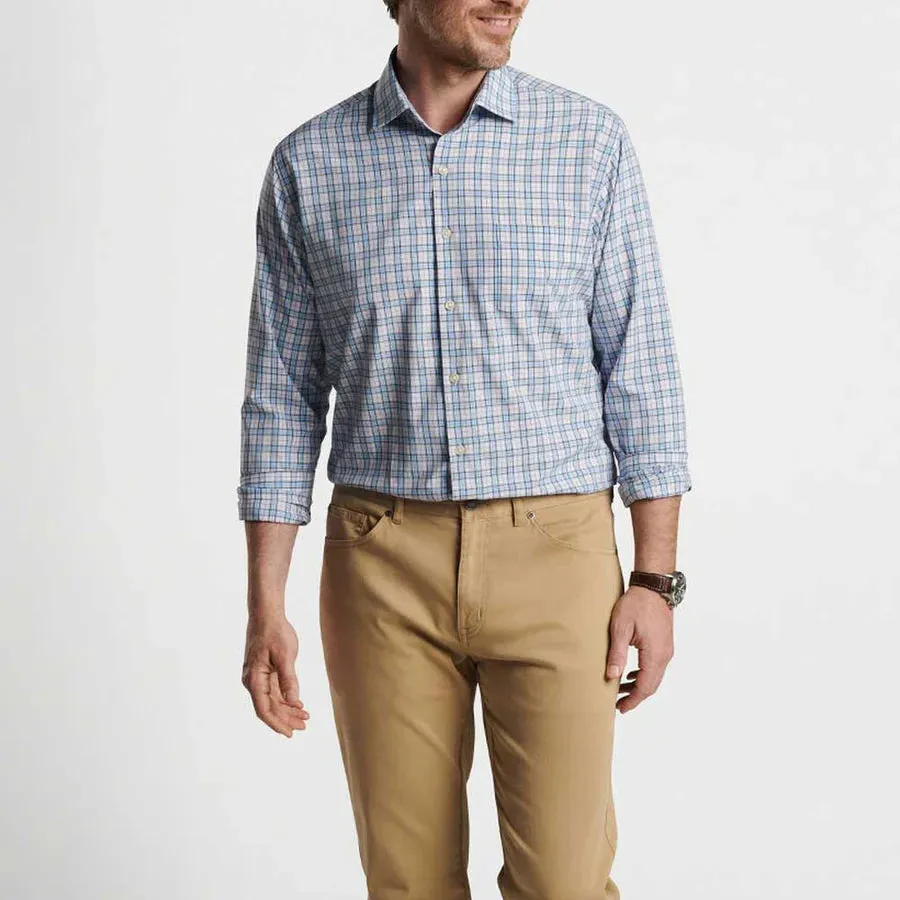 Triad Performance Poplin Sport Shirt (Cottage Blue)
