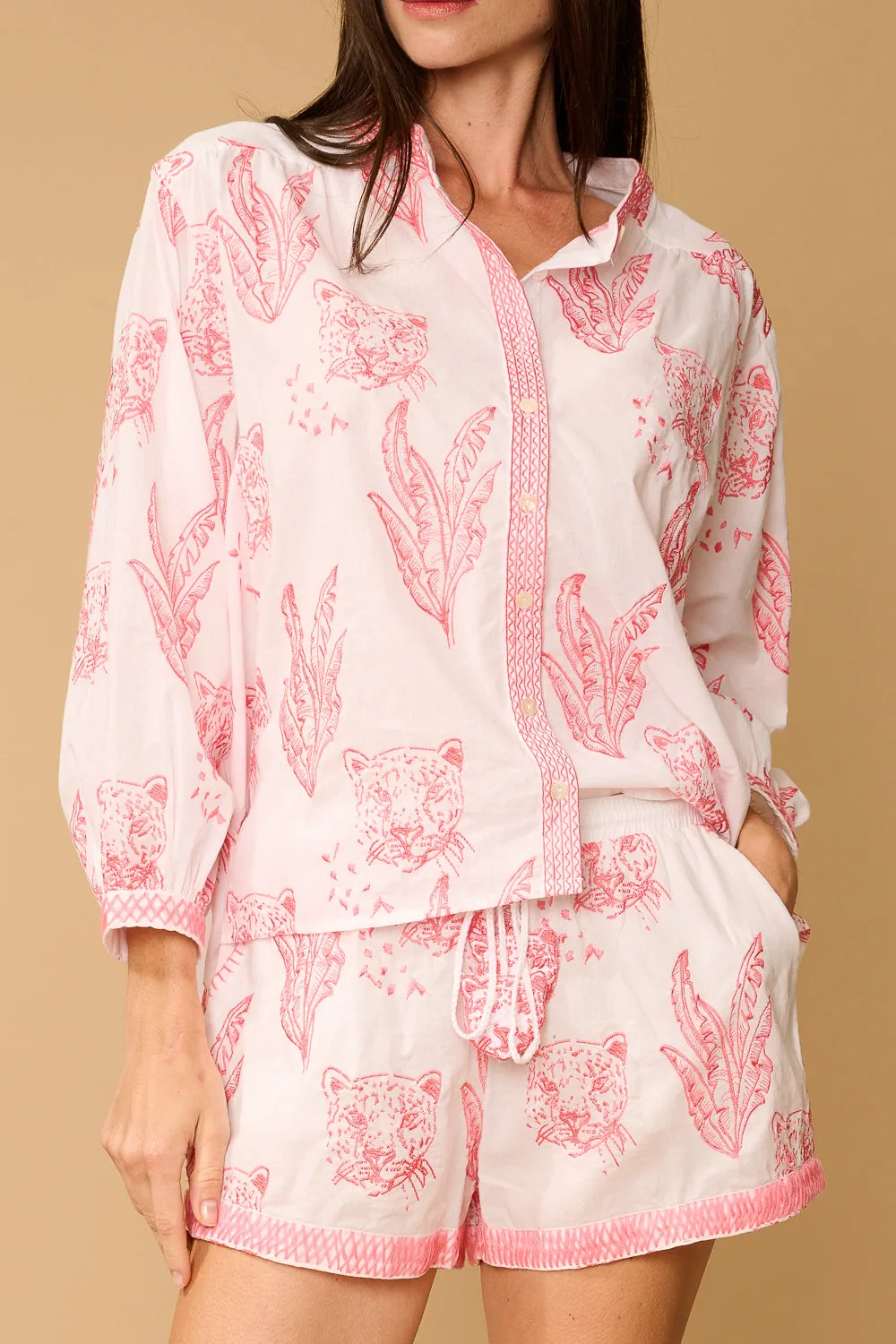 TULUM TOP - SOLID COLOR PINK