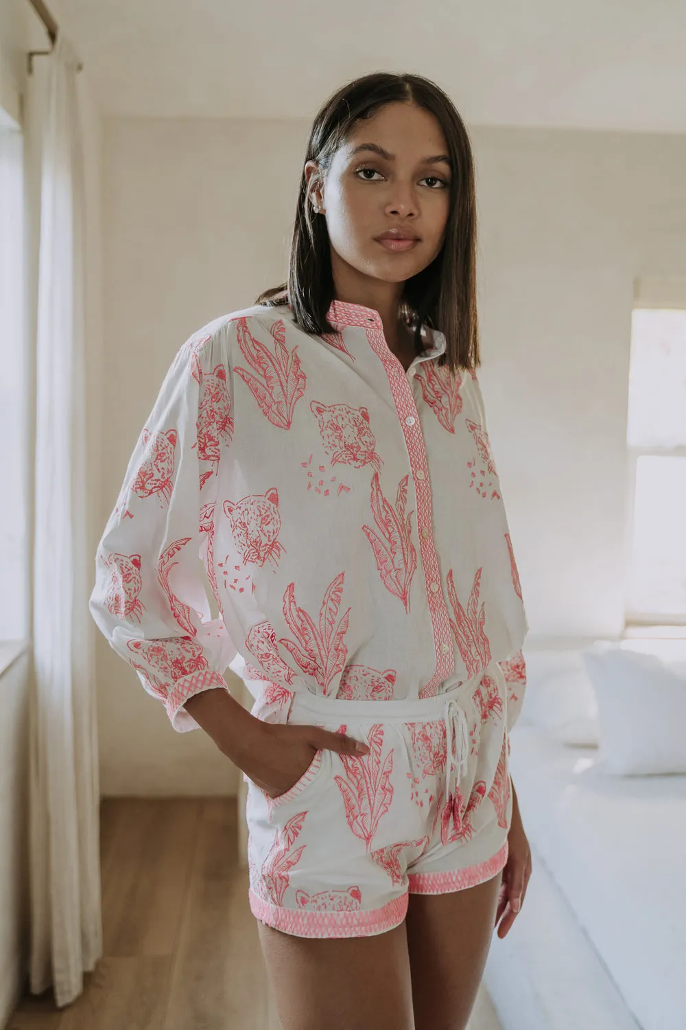 TULUM TOP - SOLID COLOR PINK